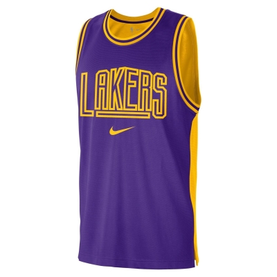 Nike Angeles Lakers Courtside Nike Dri-FIT NBA Tank barbat