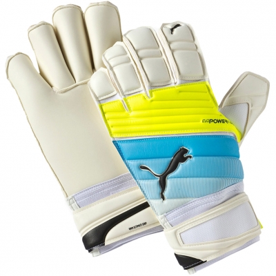 Manusa Portar Puma Evo Power Grip 2.3 GC white-blue-yellow 041223 01