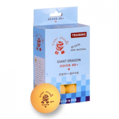 SMJ Silver Star ping pong ball 6 Orange 8341