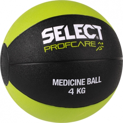 Medical ball Select 4 kg 2019 black and lime 15736