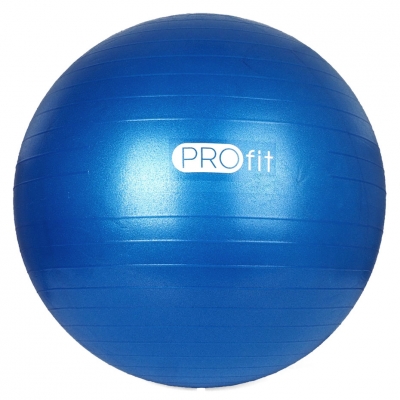 Profit gymnastic ball 55 cm blue with pump DK 2102