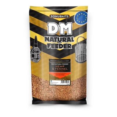 NADA SONUBAITS DM NATURAL FEEDER HEMP&FENNEL 1KG PRESTON INNOVATION