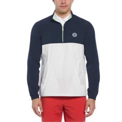 Original Penguin Golf quarter Zip Lghtwg Sn99