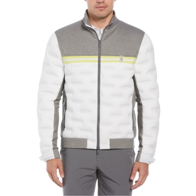 Jacheta Original Penguin Insulated Mixed Media 80s barbat
