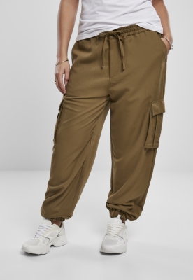 Pantalon Viscose Twill Cargo dama Urban Classics