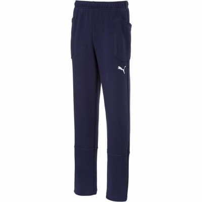 Pantalon for boy Puma Liga Casuals navy 655635 06