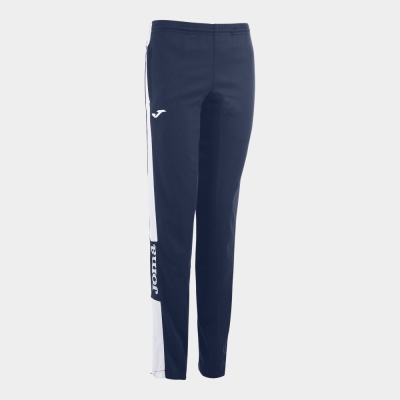 Pantalon Long Champion Iv Navy-white dama Joma