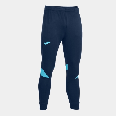 Pantalon Championship Vi Training Long Navy Fluor Turquoise Joma