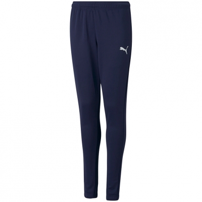 Pantalon Spodnie dla dzieci Puma teamRISE Poly Training Jr granatowe 657391 06