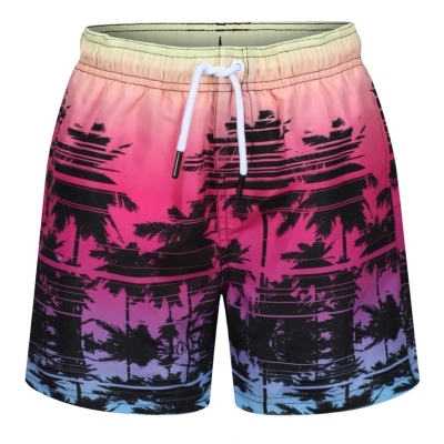 Pantalon scurt Combat Ript Palm Print Swim baietel