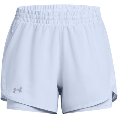 Pantalon scurt Combat Sort alergare Under Armour Armour Ua Fly By 2-In-1 dama