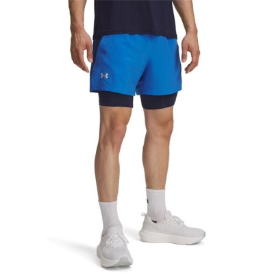 Pantalon scurt Combat Under Armour Armour UA Launch 2-in-1 7 barbat