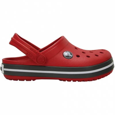 Chodaki dla dzieci Crocs Crocband Clog czerwono-szare 207006 6IB copil