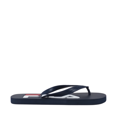 Fila Troy Men's Flip-Flops Navy Blue FFM0007 50005