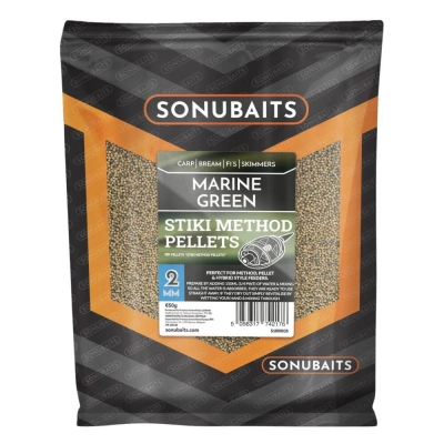 PELETE SONUBAITS MARINE verde STIKI METHOD PELLET 2MM 650G PRESTON INNOVATION
