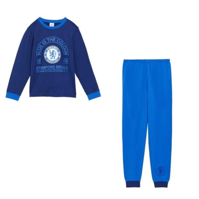 Pijama Team Chelsea Maneca Lunga Jersey Set copil