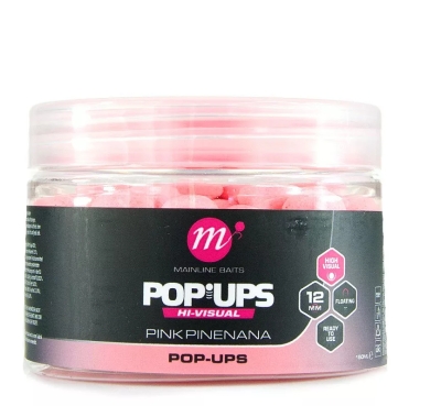POP-UP FLUO roz PINENANA 12MM 250ML MAINLINE