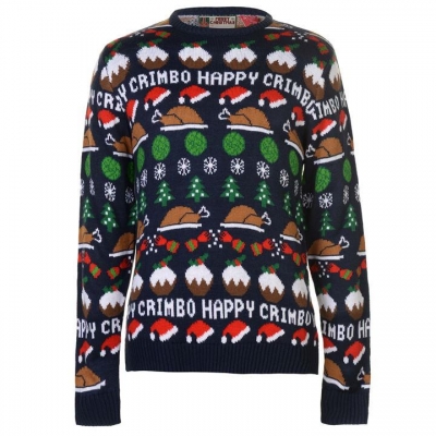 Star Christmas Knit Jumper barbat