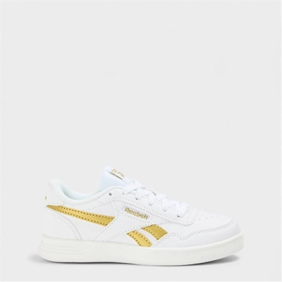 Reebok Court Advance/White/Goldmetallic Runners fetita