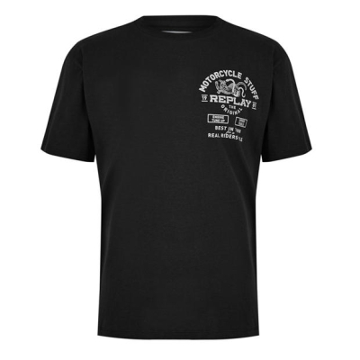 Camasa Replay Motorcycle Stuff Regular Fit T-