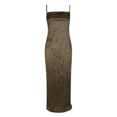 Rochie Missguided Crinkle Tie Back Maxi
