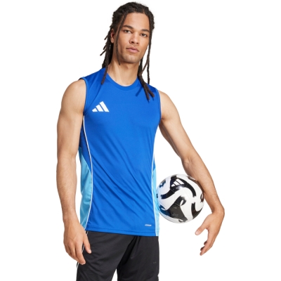 Men's adidas Tiro 25 Competition Sleeveless Jersey blue JI6575
