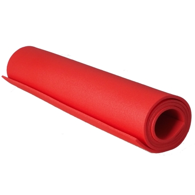 Mat JP 152x61x0,6 cm PE-fitness-red