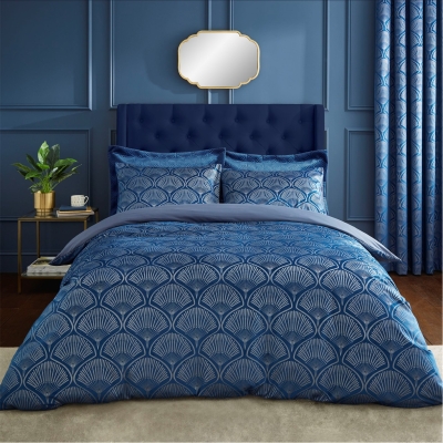 Catherine Lansfield Deco Pearl Duvet Cover Set