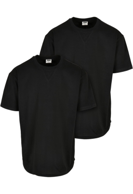 Tricou Organic Cotton Curved Oversized 2-Pack Urban Classics