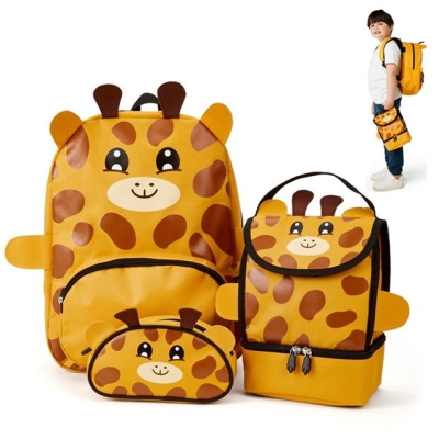 Ghiozdan Zappi Zappi Co Animal Set ( Lunch Box Pencil Case) bebelus