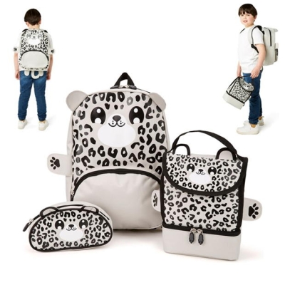 Ghiozdan Zappi Zappi Co Animal Set ( Lunch Box Pencil Case) bebelus