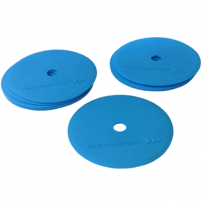 Field marker set Yakima Sport p? flat 10 pcs. blue 100583