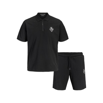 Jack and Jones Zip Polo and Short Set