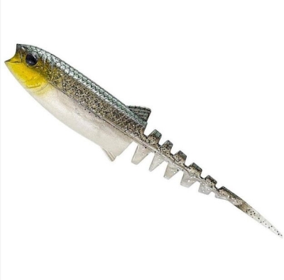 SHAD CANNIBAL MINNOW 8CM 3,4G verde argintiu 4BUC PL SAVAGE GEAR