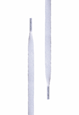 White Flat 120cm Tubelaces