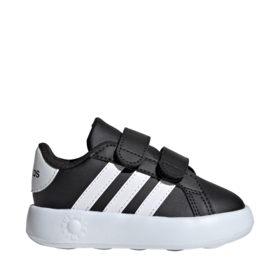 Pantof adidas Grand Court 2.0 's black and white ID5272 copil