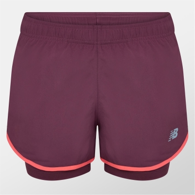 Sort alergare New Balance Balance Se 2in1 Sh 3in Fdp Xl dama