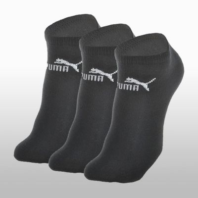 Set de 3 sosete Puma pentru adidasi negru 201103-200 Unisex adulti