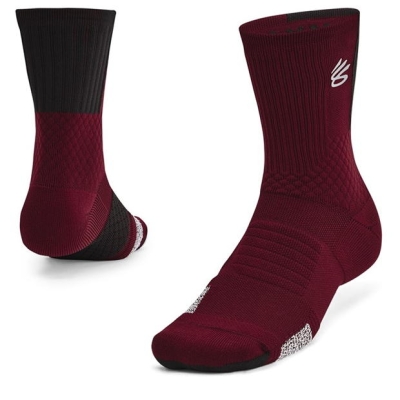 Soseta Under Armour Curry ArmourDry Playmaker Mid-Crew adulti