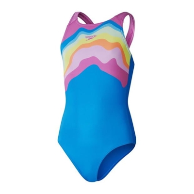Costum inot Speedo Printed Pulseback copil