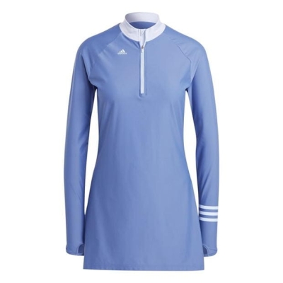 adidas 3 Stripes Maneca Lunga Swim Top dama