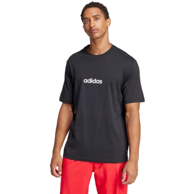 Camasa adidas Essentials Linear Single black men's T- JE8993