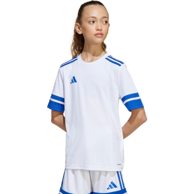Camasa adidas Squadra 25 's T- white and blue JJ0060 copil