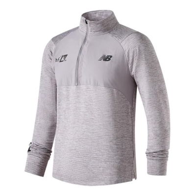 New Balance Balance Ht Grd Q Zp Athlgrey Ag Smal Running Top barbat