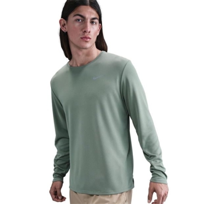 Nike Miler Dri-FIT UV Long-Sleeve Running Top barbat