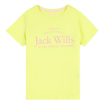 Camasa Jack Wills Forstal Logo Script T- copil fetita
