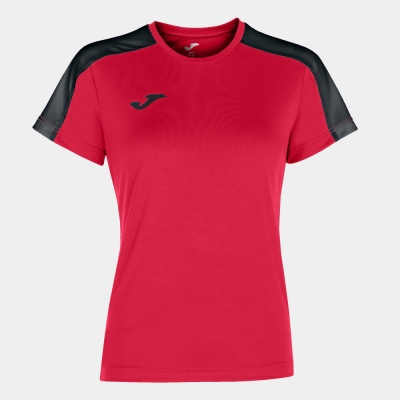 Camasa Academy Maneca Scurta T- Red Black Joma