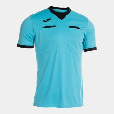 Camasa Referee Maneca Scurta T- Fluor Turquoise Black Joma