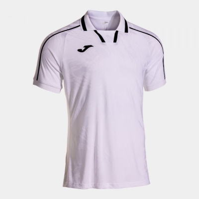 Camasa Fit One Maneca Scurta T- White Black Joma