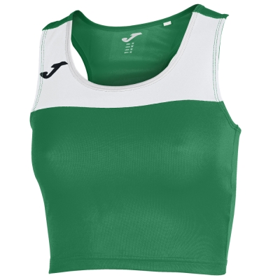 Camasa T- Race Green-white Sleeveless dama Joma